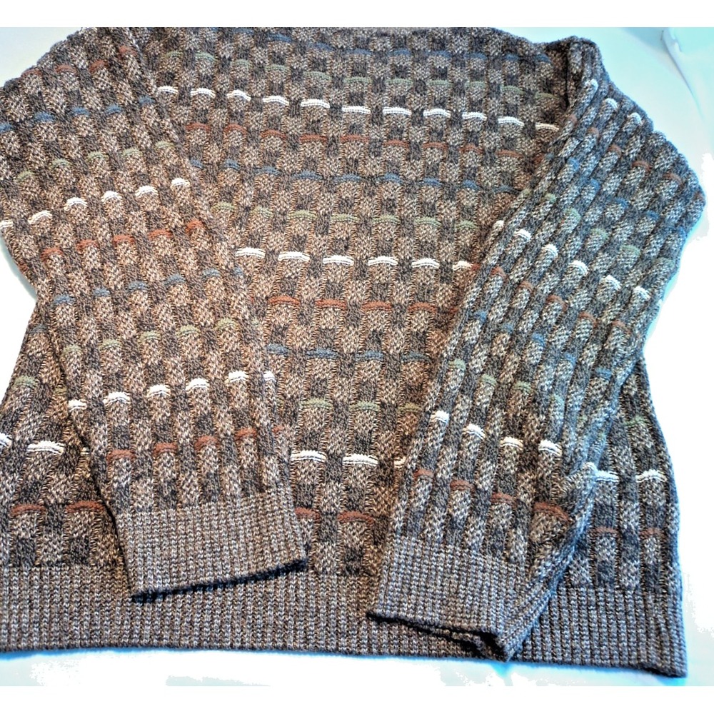 Croft & Barrow Men's Vintage Brown Sweater Size L - Picture 5 of 8